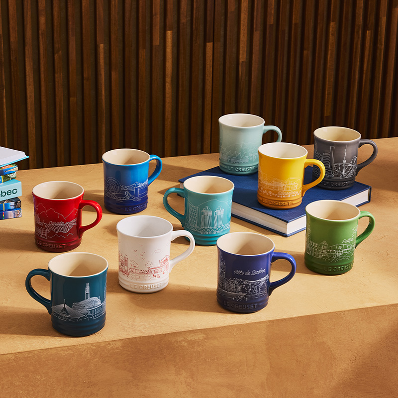 Canadian Destination Mugs (Set of 10)